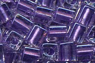 SB3-2607 Sparkle Purple Lined Crystal